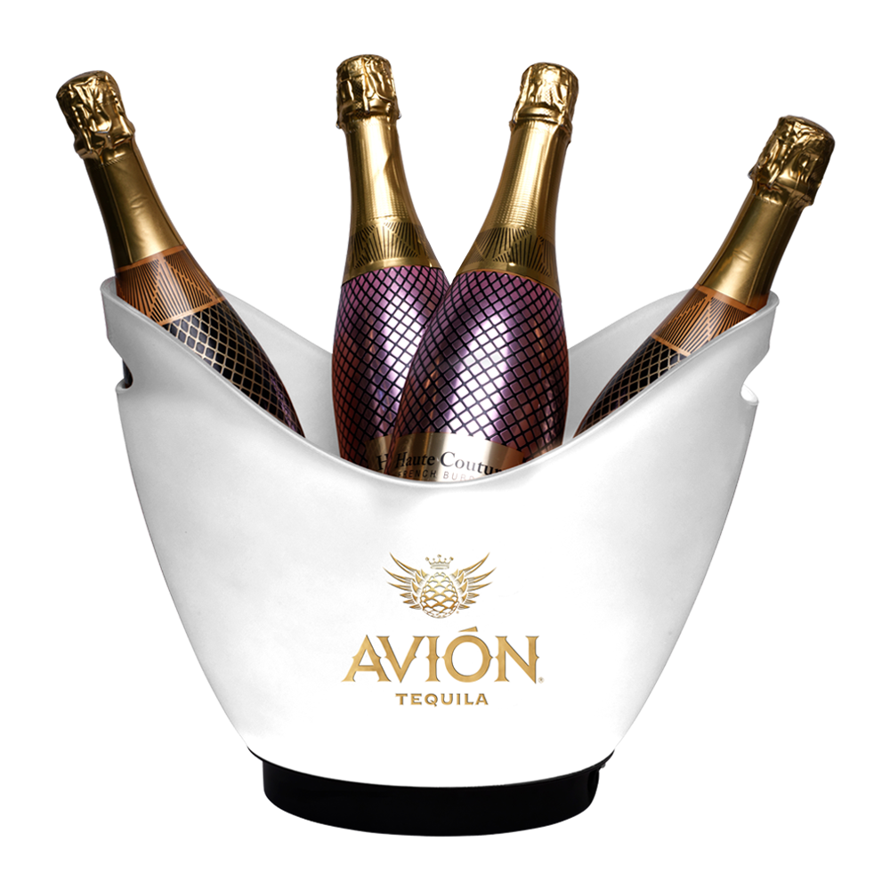 Oval led beer ice bucket
